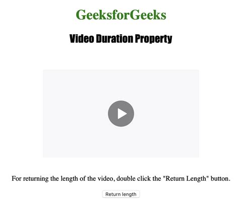 relevancedatedurationvideo|HTML DOM Video duration Property .
